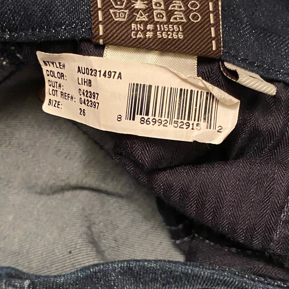 Seven for all Mankind Womens Jeans Size 26 Boot Cu - Picture 6 of 6